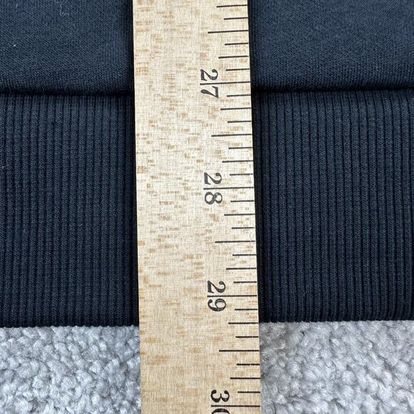 Under Armour Project Rock Hoodie Mens XL Black Rival Fleece Pullover Logo Back - Picture 13 of 14